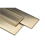K&S 230 .16" X 1/4" Brass Strip (1 X 12" Length)